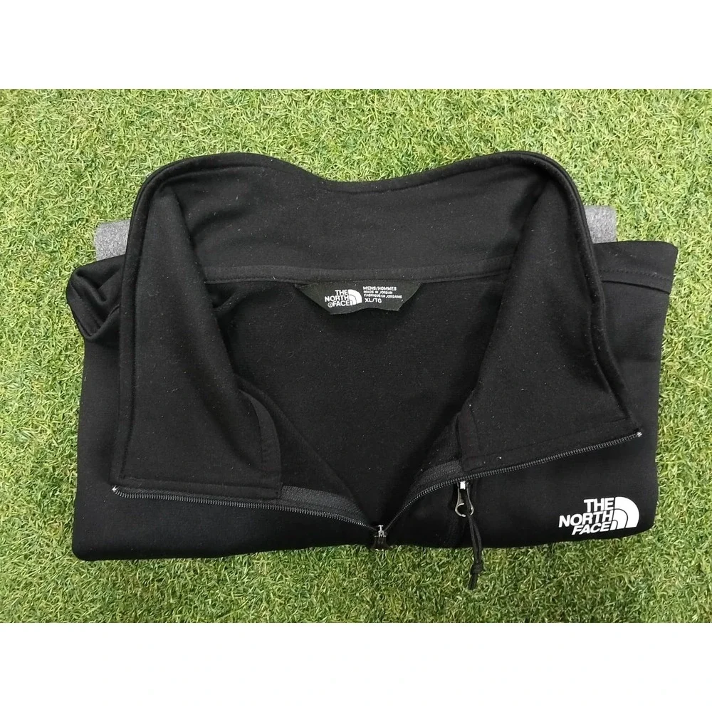 The North Face Sweatshirt Mens XL Heather Gray‎ Mock Neck Outdoor Quarter Zip